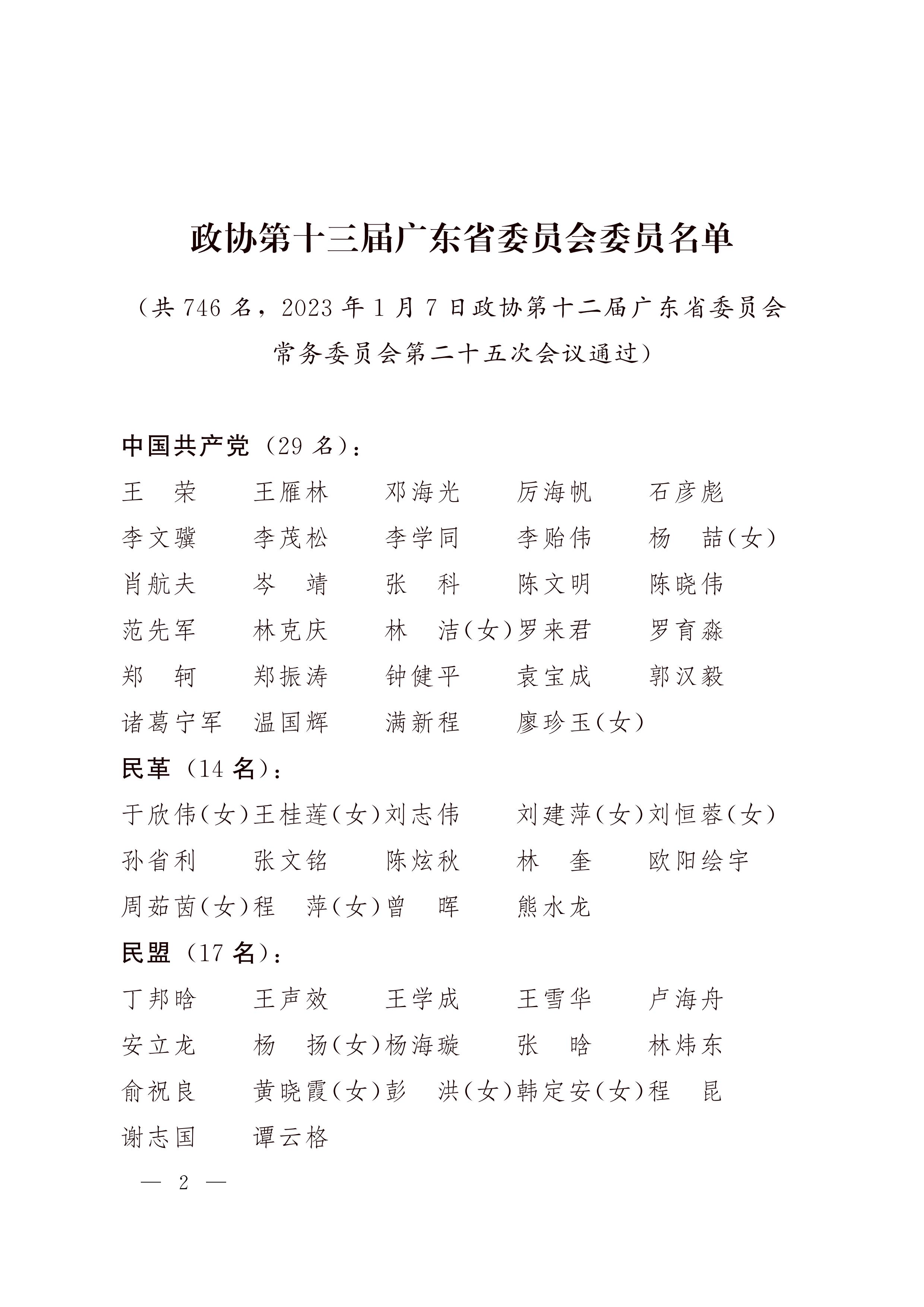 [2023]？号（关于印发《政协第十三届广东省委员会委员名单》的通知）联工委_01.jpg